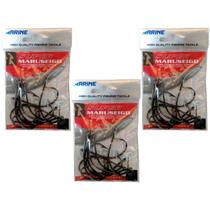 03 Cartela de Anzol Super Maruseigo Blacknickel Marine - n14 a 18