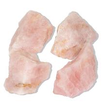 03 Cristal Rosa Pedra Bruto 400 a 500g Média 5 a 10cm Tipo B