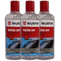 03 Cristalizador Imperbeabiliza Vidros Wurth Water Off 100ml
