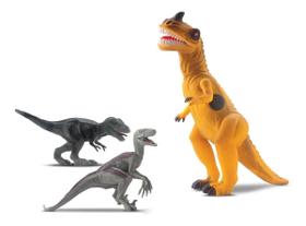 03 Dinossauros Sortidos Boneco Jurassic - Bee Toys