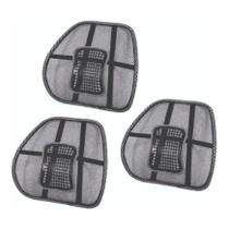 03 Encostos Lombar Carro Cadeira Apoio Suporte Corretor