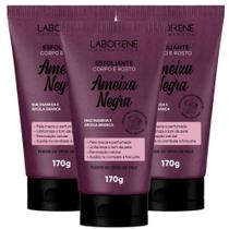 03 Esfoliante Corporal e Facial Ameixa Negra Laborene 170g