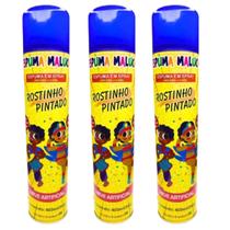 03 Espuma De Carnaval Neva Artificial Spray Festa Fantasia