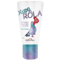 03 Gel Comestível Beijável Masculino Xupa Rola Hotflowers