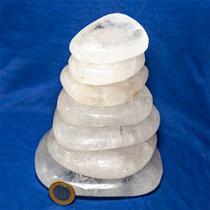 03 kg de Pedras de Massagem Tipo Seixo de Cristal Quartzo Natural para Atacado