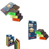 03 Kits de Esponjas Abrasivas Bosch S470, S471 e S473 com 3 Unidades cada Kit, Totalizando 9 Unidades