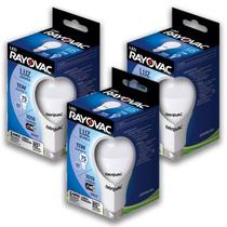 03 Lampadas LED 11W Luz Branca 6500K Rayovac 3 caixas Bulbo Soquete E27 Luz Fria