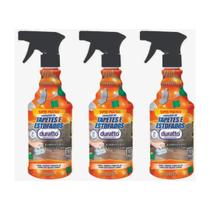 03 Limpador de Tapetes Sofá Estofados Carpetes Spray 500ml Duratto