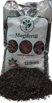 03 Litros Casca de Arroz Carbonizada Para Substratos Plantas - Mogifertil