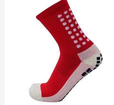 03 Meia Antiderrapante anti atrito Trusox Chuteira Vermelha