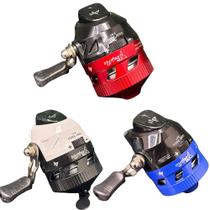 03 Molinetes de Tiro Linha de Pesca No Carretel Spin Cast
