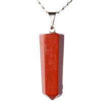 03 Pingente Pontinha Pedra Jaspe Vermelho Presilha Prateado Atacado 03 Pingente Pontinha Pedra Jaspe Vermelho Presilha Prateado Atacado