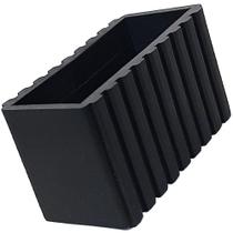 03 Ponteira Tampa Externa Em Pvc 150x50mm Para Equipamentos Fitness