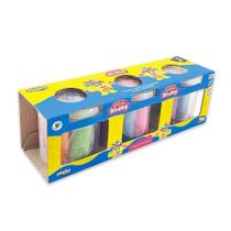 03 Potes de Massinha 05 unidades 75gr Coloridas - Sortido 03 Potes de Massinha 05 unidades 75gr Coloridas - Sortido