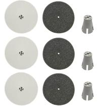 03 Prato Porta Fio Linha Espuma Copinho Cone Máquina Costura