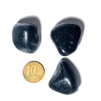 03 Quartzo Preto ou Quartzito Pedra Rolado 25mm Natural 03 Quartzo Preto ou Quartzito Pedra Rolado 25mm Natural