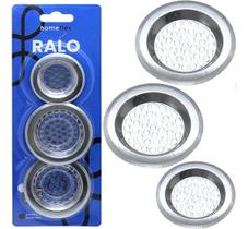 03 Ralinho Ralos Pia Limpeza Cozinha Japonês Metal Inox