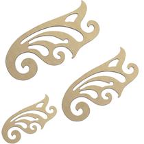 03 Régua Curva Francesa 1105 1118 1119 Modelista Costura Mdf