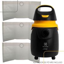 03 Sacos para Aspirador De Pó Electrolux Descartável Modelo GTCAR Novo com bocal de encaixe 45 mm