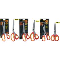 03 Tesouras Multiuso Lamina Titanio Cabo Emborrachado Soft. 03 Tesouras Multiuso Lamina Titanio Cabo Emborrachado Soft.