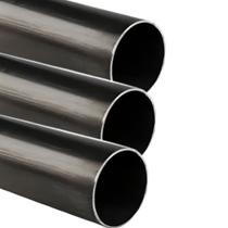 03 tubos 01 mt redondo 3/4" 19,05mm chapa 18 aço metalon