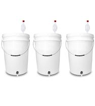03 Unidades Balde Fermentador 22L Alça de Ferro para Fermentação Cerveja Artesanal 03 Unidades Balde Fermentador 22L Alça de Ferro para Fermentação Cerveja Artesanal