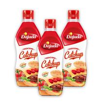 03Un Ketchup Tomate Para Lanches e Acompanhamentos DAjuda Médio 400G - Wilson Foods