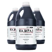 03Un Shoyu Tradicional Kampai 3,1L Para Comida Japonesa Oriental Sushi Sashimi Temaki