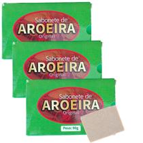 03x Sabonete De Aroeira Com Propriedades Antissépticas 90g