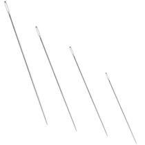 04 Agulhas Bonecas Pano Media Longa Artesanato 10 12 15 23cm