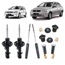 04 Amortecedores + 04 Kits Batentes Chevrolet Corsa 2003 Até 2012 Dianteiro e Traseiro 04 Amortecedores + 04 Kits Batentes Chevrolet Corsa 2003 Até 2012 Dianteiro e Traseiro