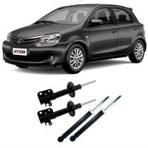 04 Amortecedores Toyota Etios 2012 Até 2020 Dianteiro e Traseiro