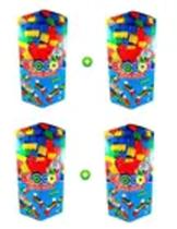 04 Blocos de montar 28 peças Cada monta-monta Brinquedo infantil - Mini Toys 04 Blocos de montar 28 peças Cada monta-monta Brinquedo infantil - Mini Toys