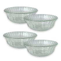 04 Bowl Tigela Cumbuca Vidro Trabalhado Boho 15cm Mimo Style