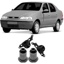 04 Buchas da Bandeja Fiat Siena SBarra 2001 Até 2012 Dianteira