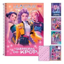 04 Cadernos Capa Dura 1 Matéria Guerreiras Do K-pop Tilibra