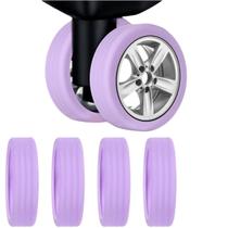 04 Capas De Roda Protetora Para Mala Bagagem Rodas Silenciosa 04 Capas De Roda Protetora Para Mala Bagagem Rodas Silenciosa