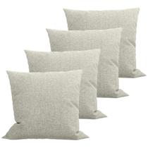 04 Capas Para Almofada Jacquard Linho Crú Rústico 04 Capas Para Almofada Jacquard Linho Crú Rústico