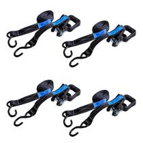 04 Conjunto Cinta Catraca Amarração de Carga 3M x 35MM 04 Conjunto Cinta Catraca Amarração de Carga 3M x 35MM