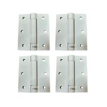 04 Dobradiça Com Mola Fechamento Automático E Suave Branco 04 Dobradiça Com Mola Fechamento Automático E Suave Branco