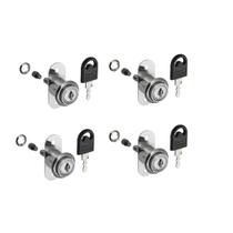 04 Fechadura Pressão Porta de Correr 22mm 24,5mm 32mm Móveis