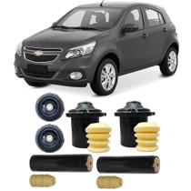 04 Kits Batentes Chevrolet Agile 2009 Até 2014 DianteiroTraseiro