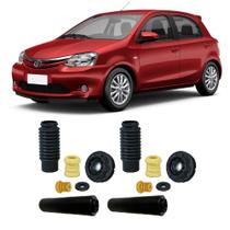 04 Kits Batentes Toyota Etios 2012 Até 2020 DianteiroTraseiro