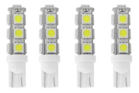 04 Lâmpadas 13 Leds T10 5w Pingo 1 Polo 12v Luz Branca Auto 04 Lâmpadas 13 Leds T10 5w Pingo 1 Polo 12v Luz Branca Auto