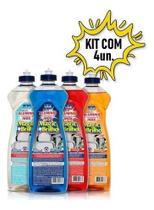 04 Magic Brilho Limpa Inox Aluminio 500 Ml Crivialli