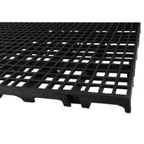 04 Palete Estrado Pallet Piso De Plastico Preto 50x25 Full