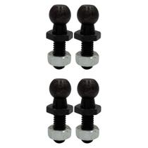 04 Parafusos Esférico Com Porca Amortecedor Porta Malas Capô Universal