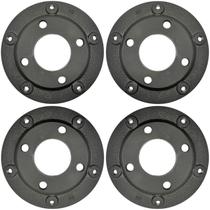 04 Pçs Adaptador Roda Gol 4x100mm P/ 5x205mm Fusca Spf