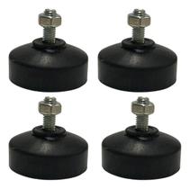 04 Pçs Amortecedor Pé Nivelador Sapata Borracha M06