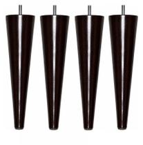 04 Pé Madeira Retrô P Móveis E Decoração Palito 21 Cm Tabaco 04 Pé Madeira Retrô P Móveis E Decoração Palito 21 Cm Tabaco